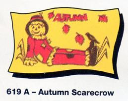 Autumn Scarecrow Flag
