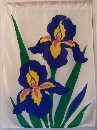 Iris Printed Banner