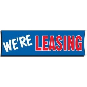 We re Leasing Banner 3 ft x 10 ft